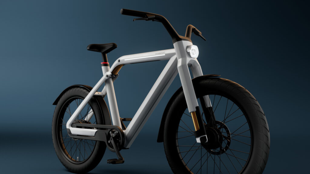 Le speedbike VanMoof V, illustrations // Source : VanMoof Le speedbike VanMoof V, illustrations // Source : VanMoof