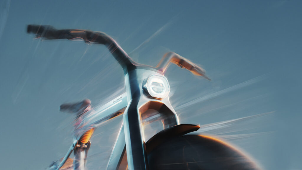 Le speedbike VanMoof V, illustrations // Source : VanMoof Le speedbike VanMoof V, illustrations // Source : VanMoof