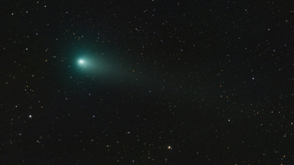 La comète 21P/Giacobini-Zinner. // Source : Wikimedia/CC/Alexander Vasenin (photo recadrée)