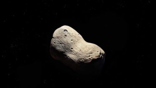 Représentation d'un astéroïde. // Source : Canva