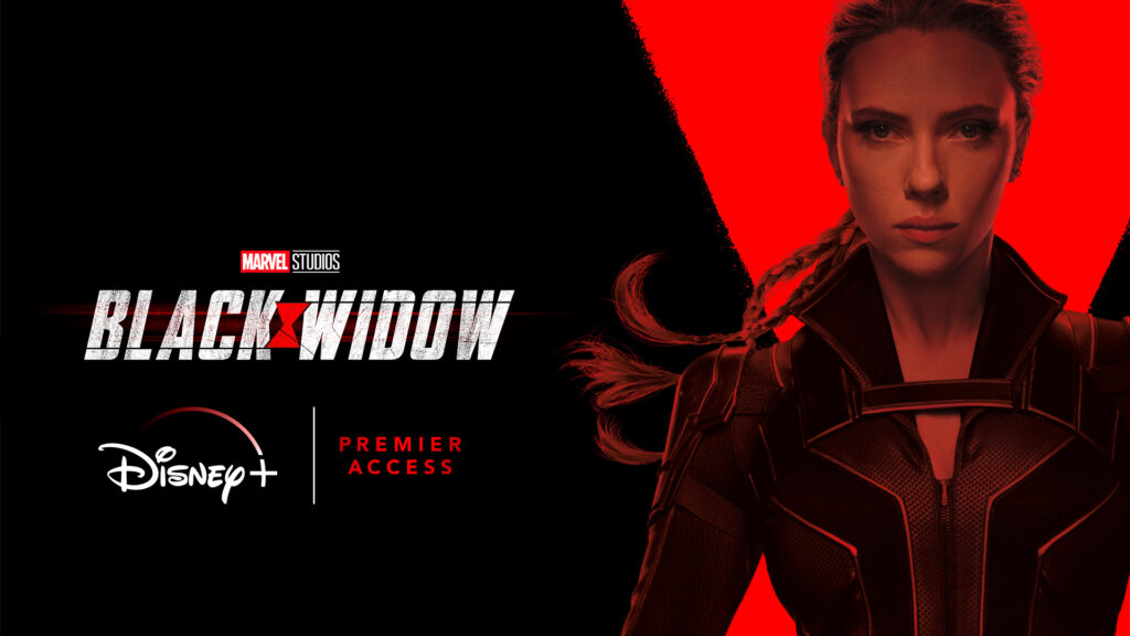 Une campagne Disney+ pour l'arrivée de Black Widow // Source : Disney+