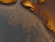 Un lac hypothétique dans le cratère Jezero sur Mars. // Source : Flickr/CC/Kevin Gill (image recadrée)