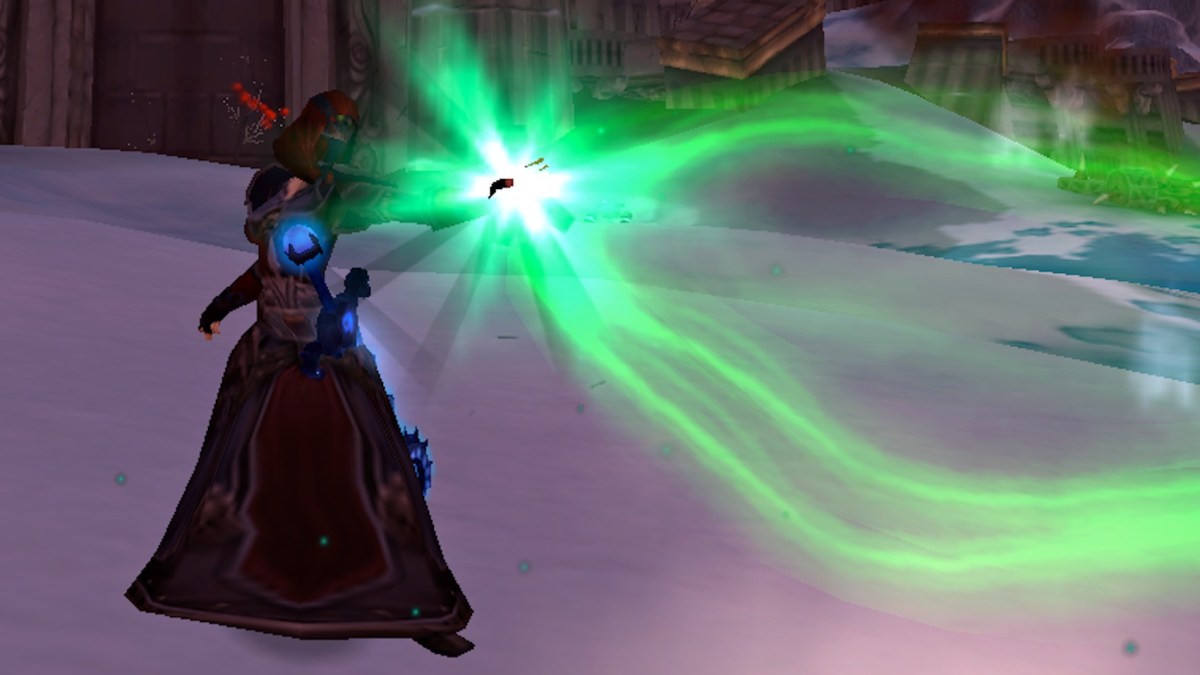 Un sort Siphon de Vie dans World of Warcraft // Source : cynwise