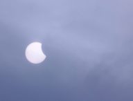 Une éclipse solaire. // Source : Flickr/CC/Jérôme Choain (photo recadrée)