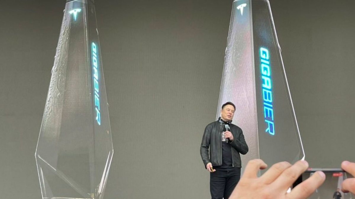 Tesla GigaBier // Source : Twitter Gali