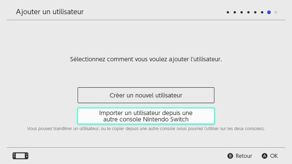 Transférer de données entre deux Nintendo Switch