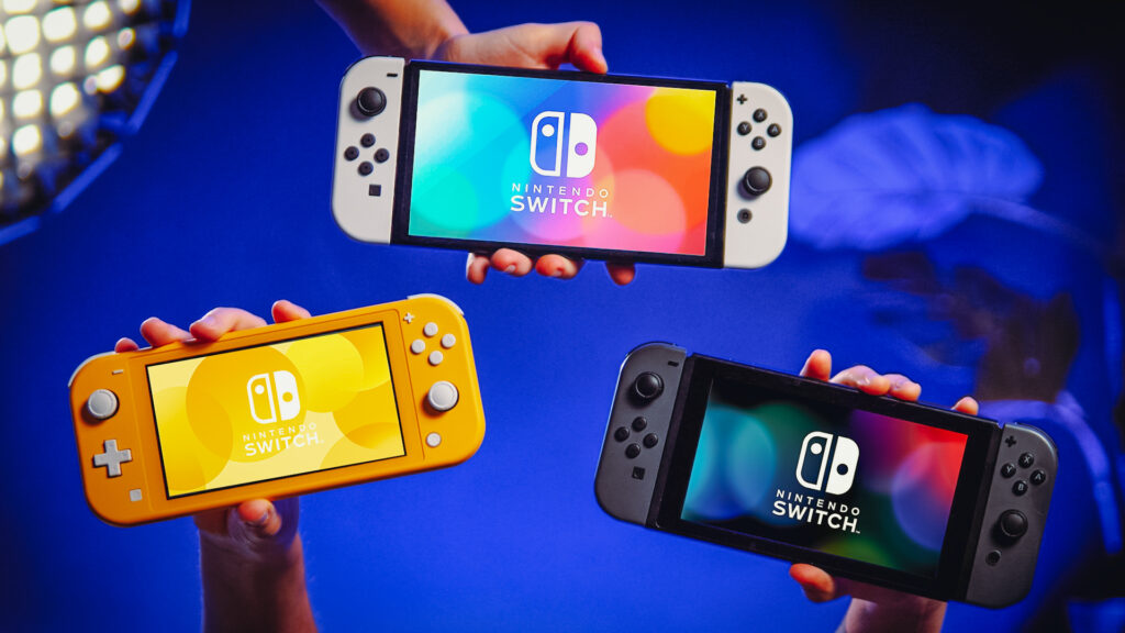 Nintendo Switch, Switch OLED and Switch Lite // Source: Louise Audry for Numerama
