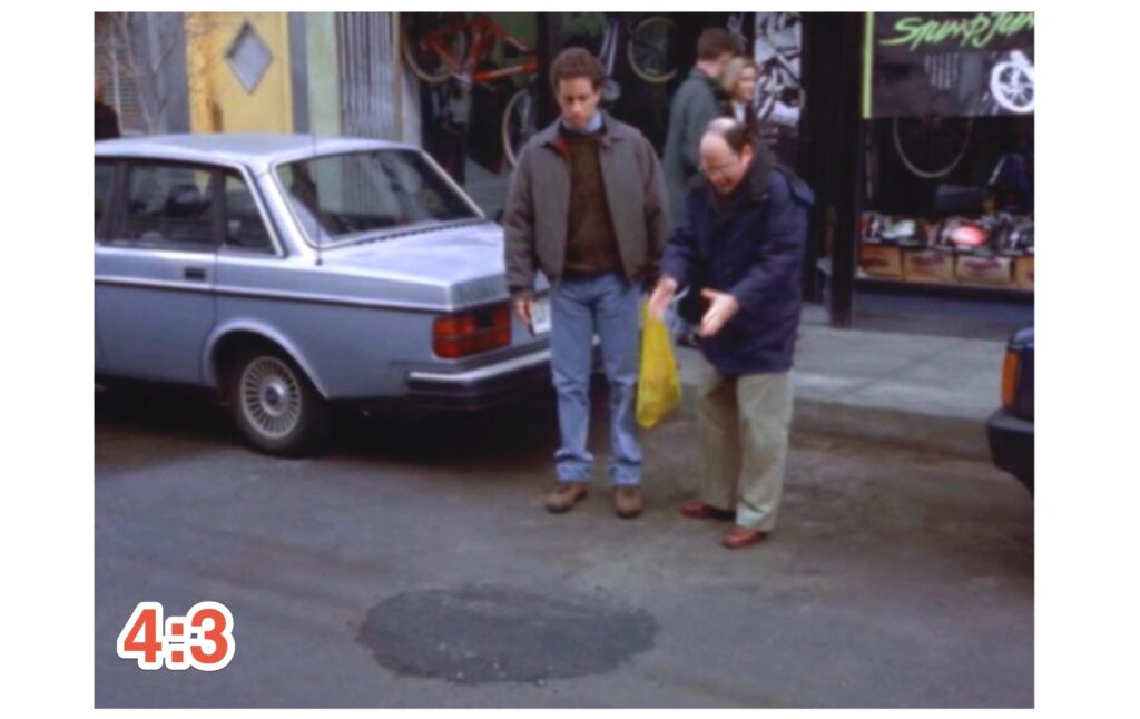 L'épisode E16S08 de Seinfeld en 4:3 // Source : NBC/Netflix