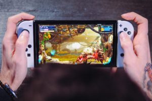 Nintendo Switch OLED // Source : Louise Audry pour Numerama