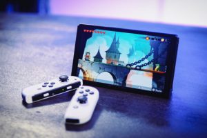 Nintendo Switch OLED // Source : Louise Audry pour Numerama