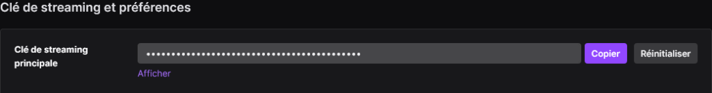 Twitch clé streaming Twitch clé streaming