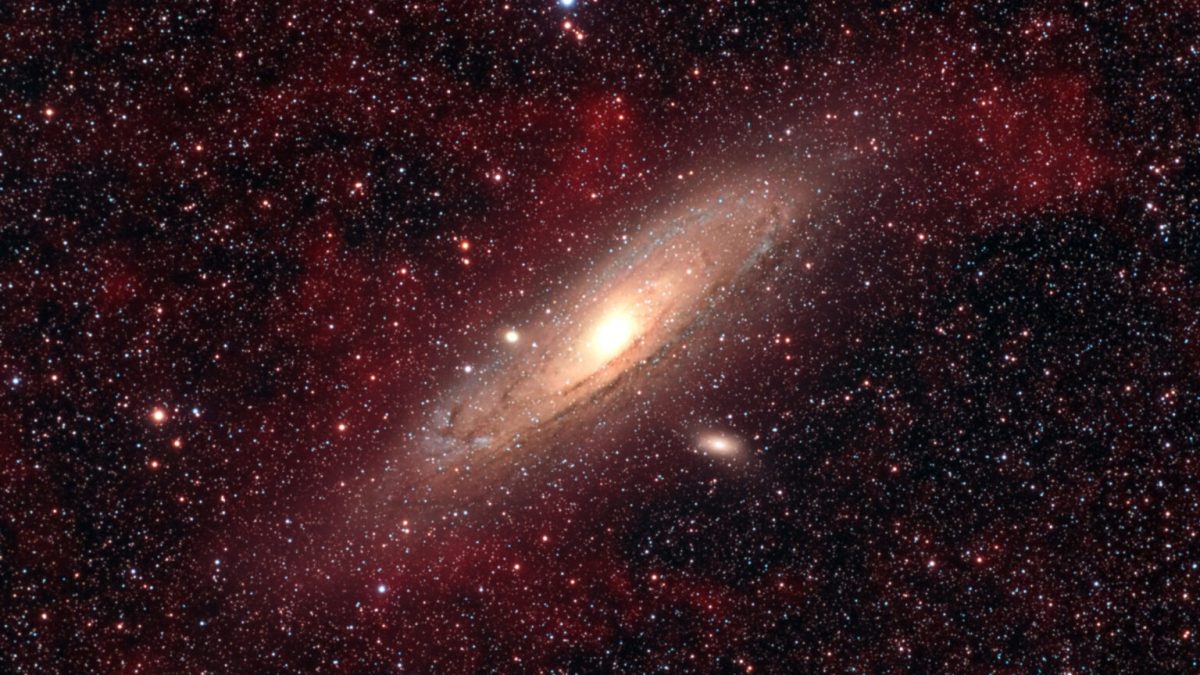 Galaxie d'Andromède. // Source : Wikimedia/CC/Giuseppe Donatiello (photo recadrée)