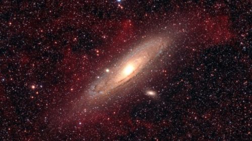Galaxie d'Andromède. // Source : Wikimedia/CC/Giuseppe Donatiello (photo recadrée)
