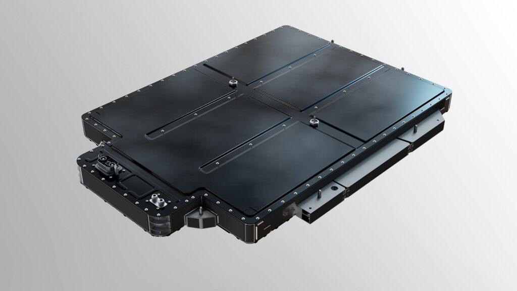 Pack batterie Nio // Source : Nio Pack batterie Nio // Source : Nio