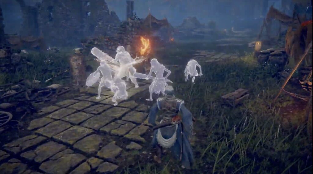 Faire apparaître des spectres de singes pour se battre à sa place, un move plutôt pratique contre les ennemis trop grands pour soi // Source : YouTube/ BANDAI NAMCO Europe