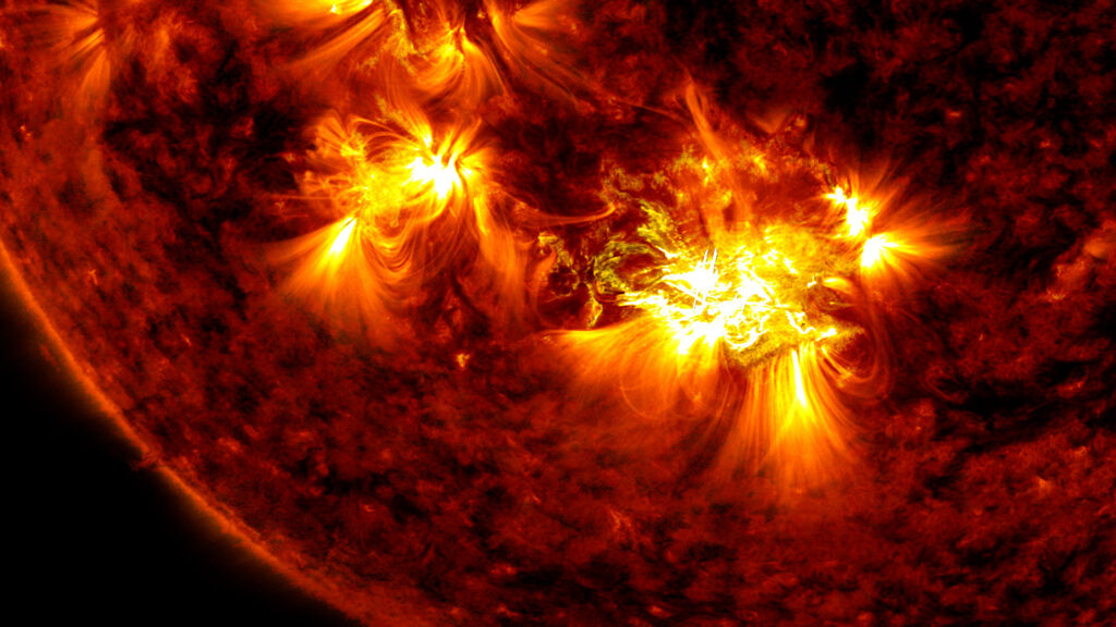 eruption solaire soleil nasa