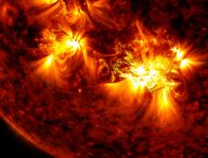 Le Soleil observé entre le 25 et le 28 octobre 2021. // Source : NASA/GSFC/SDO