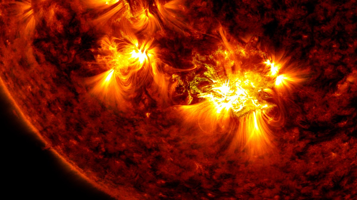 Le Soleil observé entre le 25 et le 28 octobre 2021. // Source : NASA/GSFC/SDO