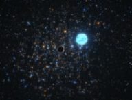 Le trou noir situé en-dehors de notre galaxie // Source : European Southern Observatory
