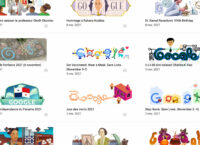 Plusieurs doodles de Google. // Source : Capture d'écran Google