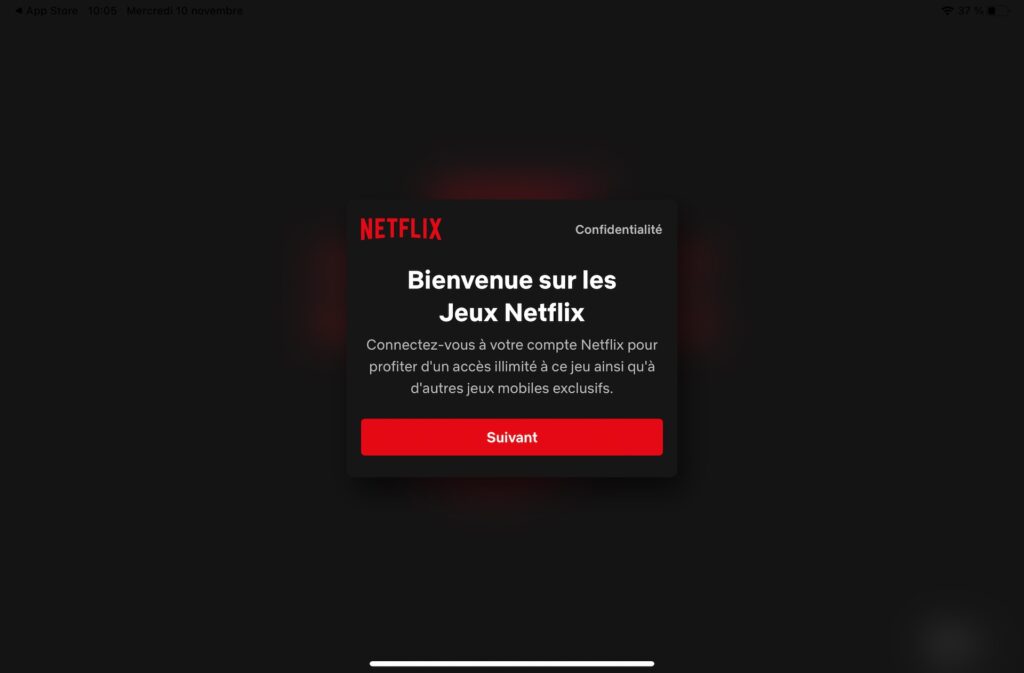 S'abonner à Netflix via iOS // Source : Capture d'écran S'abonner à Netflix via iOS // Source : Capture d'écran