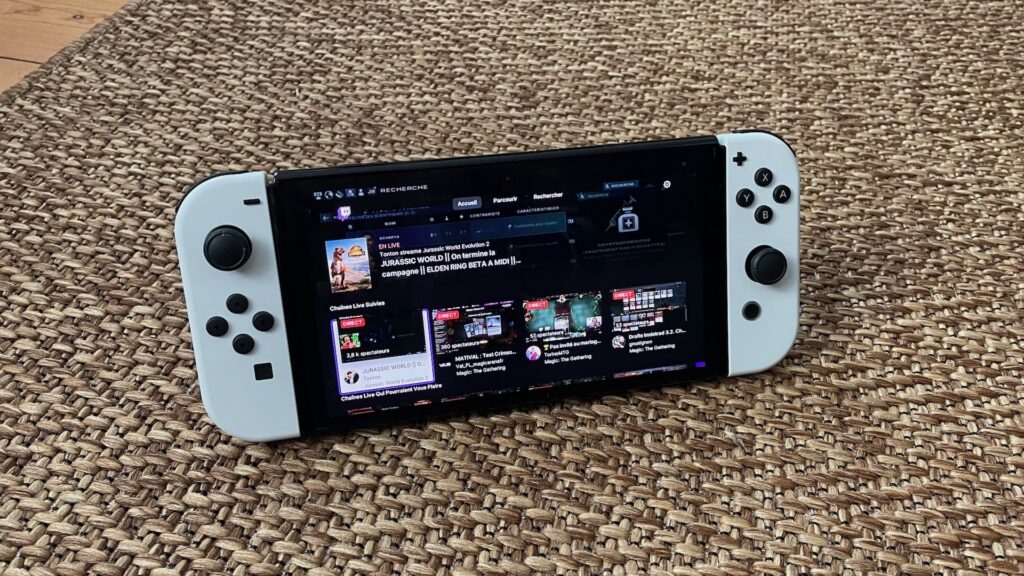 L'application Twitch sur Nintendo Switch // Source : Maxime Claudel pour Numerama L'application Twitch sur Nintendo Switch // Source : Maxime Claudel pour Numerama
