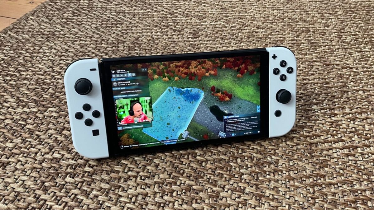 L'application Twitch sur Nintendo Switch // Source : Maxime Claudel pour Numerama