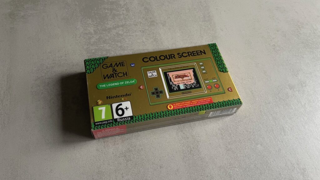 Packaging de la Game & Watch Zelda // Source : Maxime Claudel pour Numerama Packaging de la Game & Watch Zelda // Source : Maxime Claudel pour Numerama