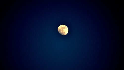 La Lune. // Source : Flickr/CC/Mickael Aussem (photo recadrée)