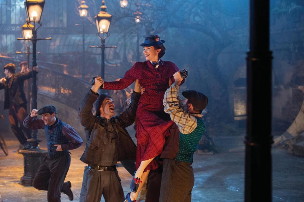 Emily Blunt is Mary Poppins in Dinsey’s original musica MARY. POPPINS RETURNS, a sequel to the 1964 MARY POPPINS which takes audiences on an entirely new adventure with the practically perfect nanny and the Banks family. Emily Blunt is Mary Poppins in Dinsey’s original musica MARY. POPPINS RETURNS, a sequel to the 1964 MARY POPPINS which takes audiences on an entirely new adventure with the practically perfect nanny and the Banks family.