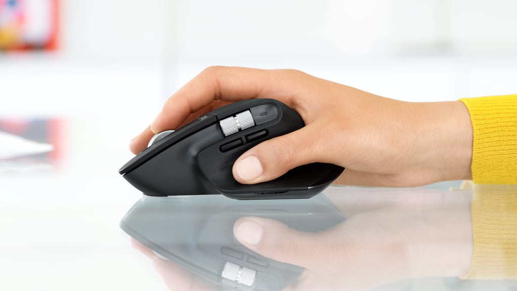 La souris Logitech MX Master 3 // Source : Logitech La souris Logitech MX Master 3 // Source : Logitech