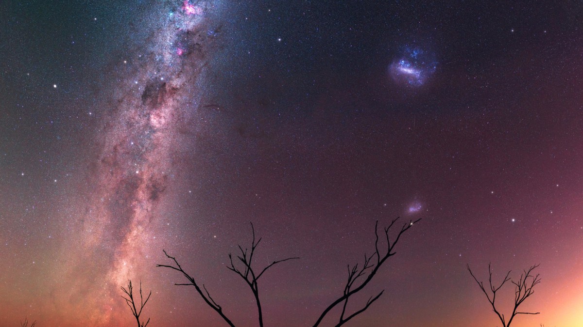 Nuages de Magellan. // Source : Flickr/CC/Trevor Dobson (photo recadrée)