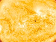 Solar Orbiter face au Soleil. // Source : ESA/ATG medialab