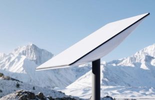 Une parabole Starlink.  // Source : Starlink