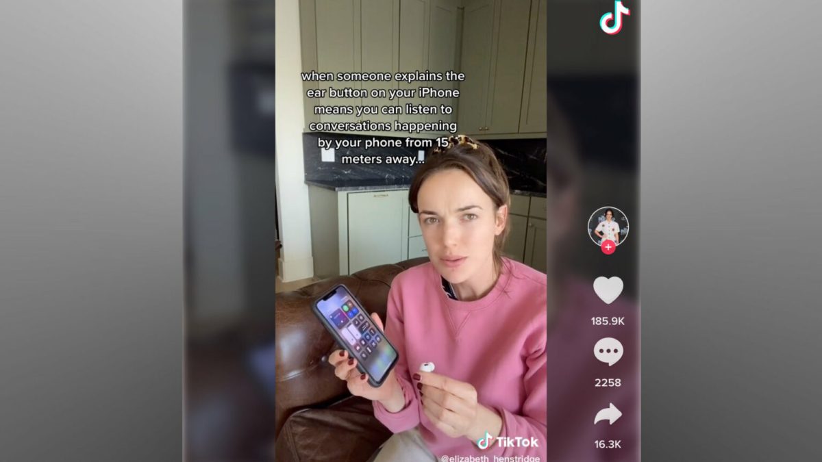 TikTok et les aides d'Apple // Source : Capture d'écran Numerama