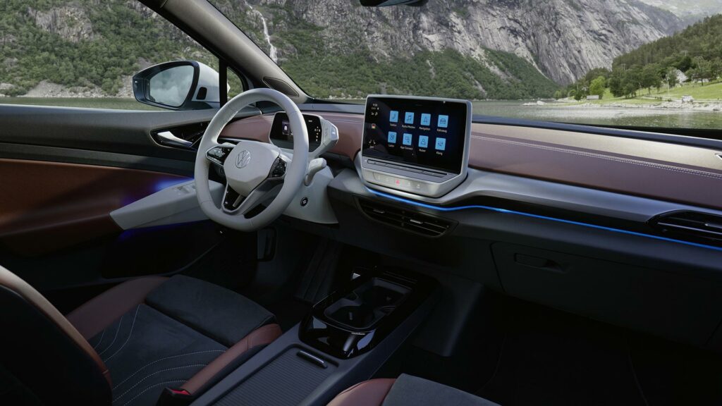 Intérieur Volkswagen ID.5 // Source : Volkswagen Intérieur Volkswagen ID.5 // Source : Volkswagen