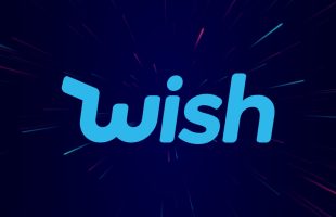 Logo de Wish. // Source : Montage, Nino Barbey pour Numerama, Wikimedia/CC/Wish