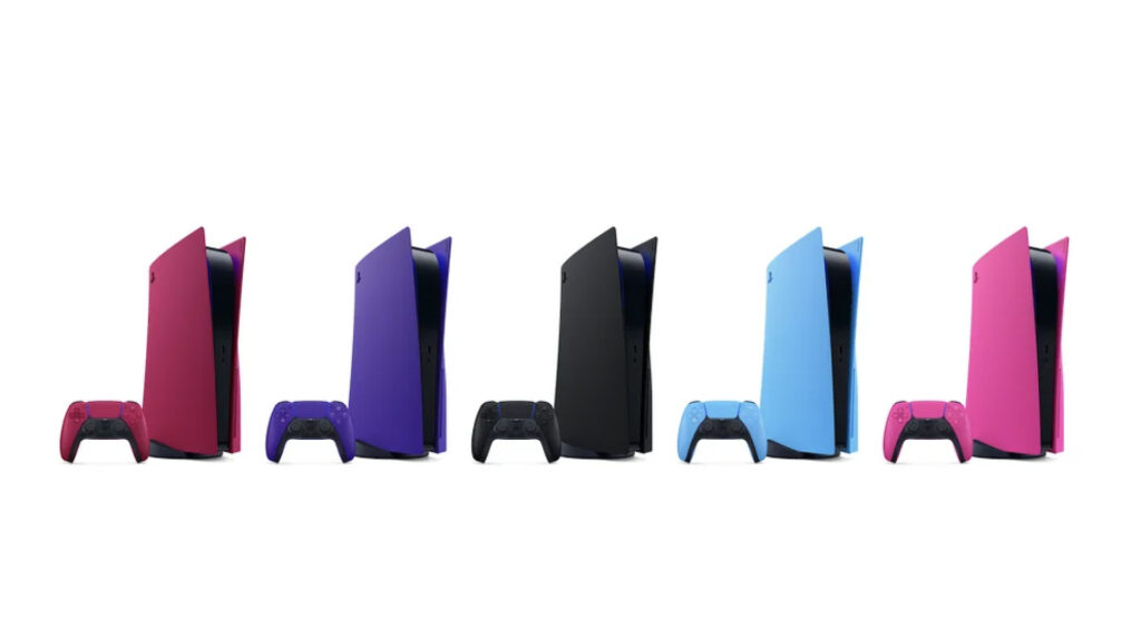 PS5 noire, rose, bleu ciel, violette ou rouge : Sony lance enfin ses plaques de couleur