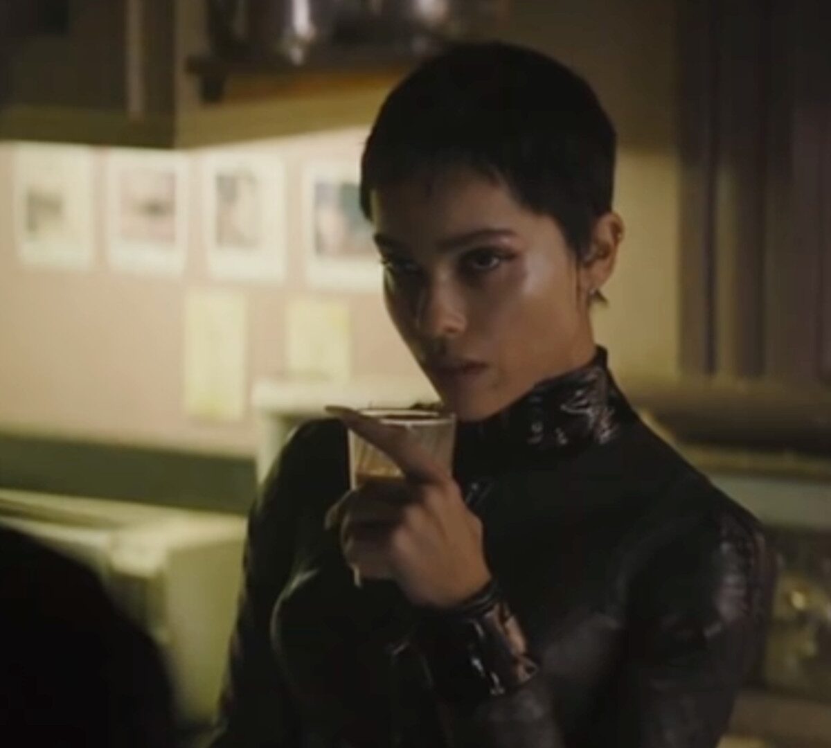 Zoe Kravitz en Selina Kyle // Source : Capture/Warner