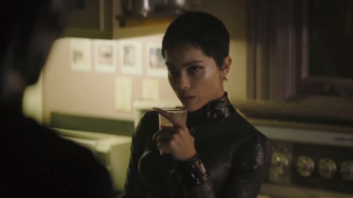 Zoe Kravitz en Selina Kyle // Source : Capture/Warner