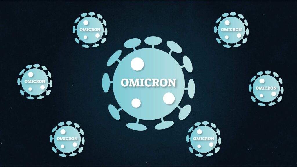 Variant Omicron. // Source : Nino Barbey / Numerama