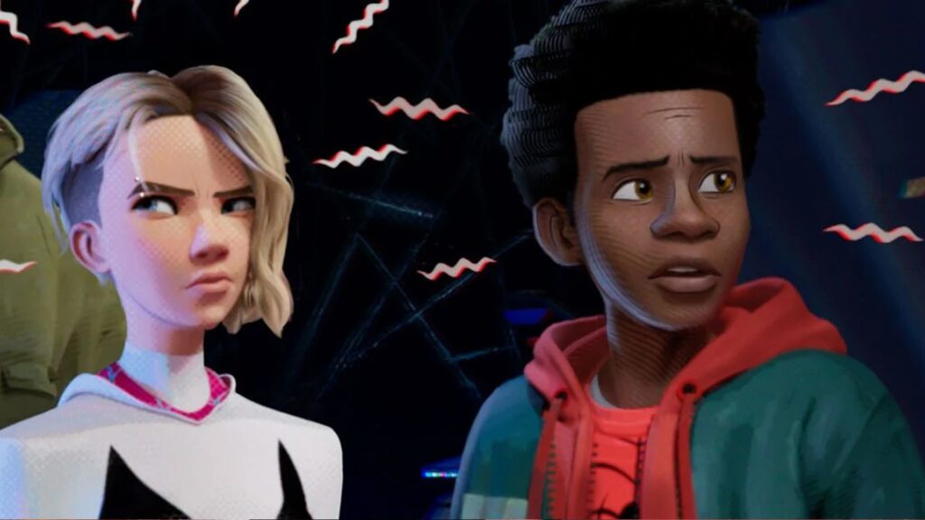 Gwen Stacy et Miles Morales dans Intro the Spider-Verse. // Source : Marvel