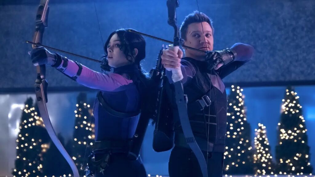 Kate Bishop and Clint Barton in Hawkeye.  // Source: Marvel/Disney+