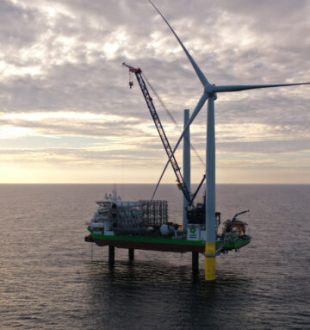 Hornsea 2 est une immense ferme d'éolienne en mer  // Source : Ørsted