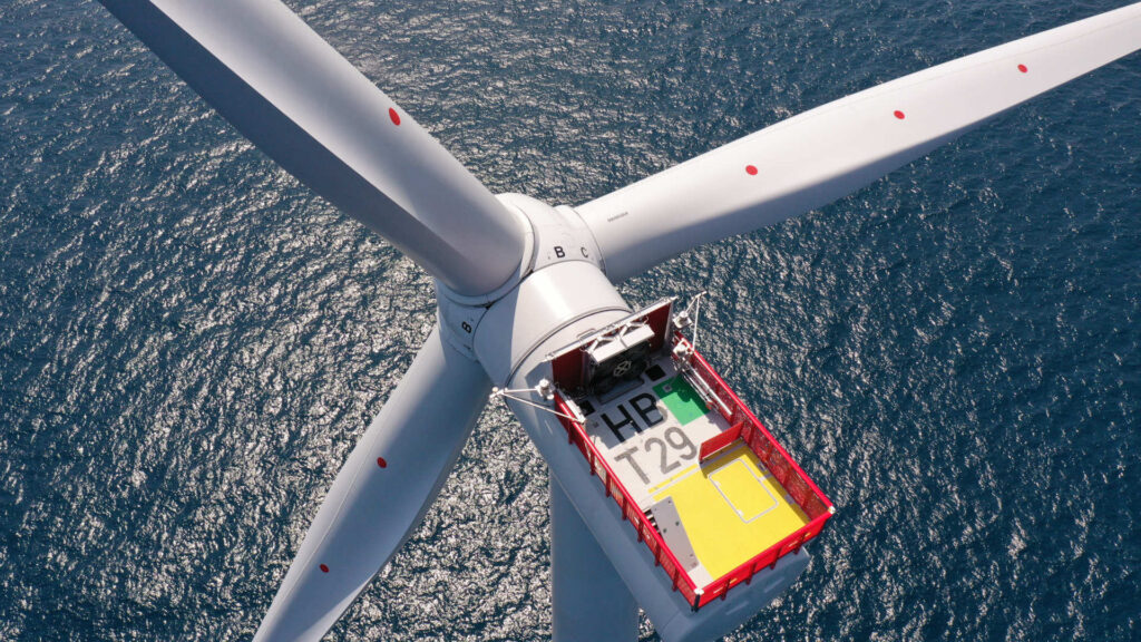 La ferme éolienne offshore Hornsea 2 pourrait alimenter 1,3 millions d'habitations // Source : Ørsted