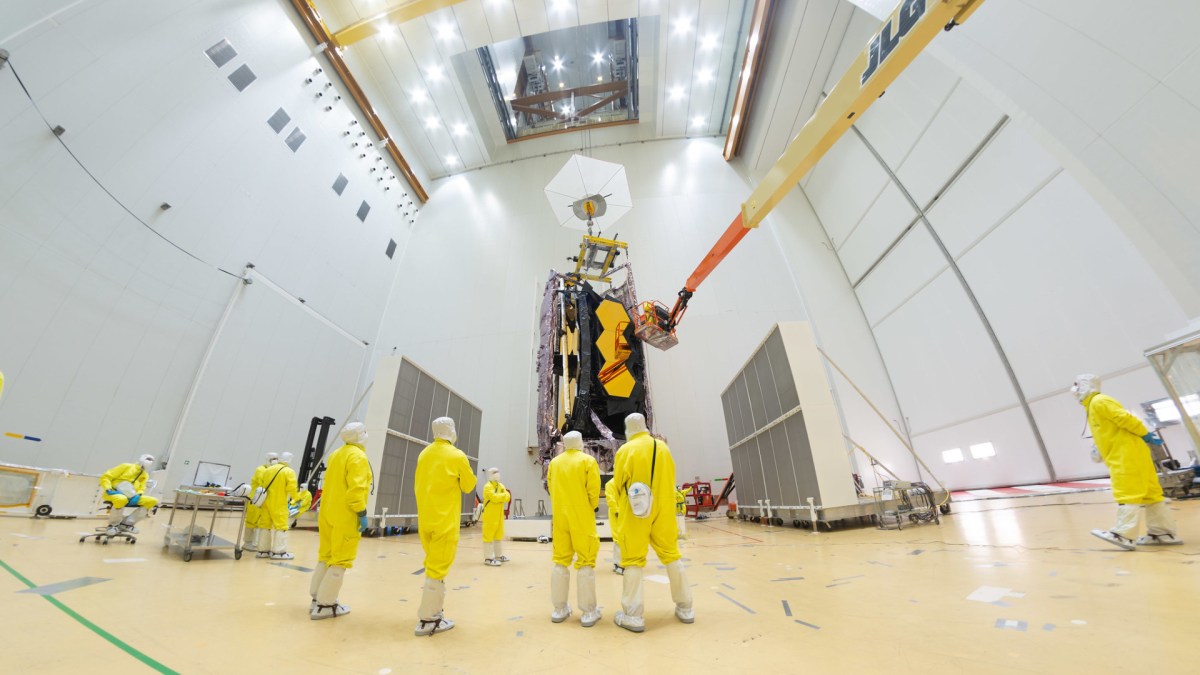 Le JWST partira-t-il un jour ? // Source : Flickr/CC/Nasa's James Webb Space Telescope (photo recadrée)