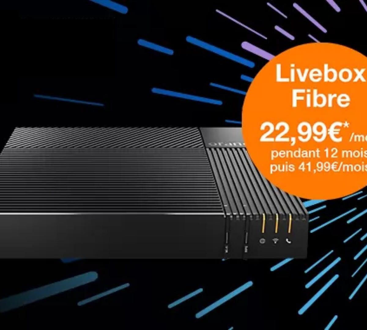 Illustration offre Livebox Fibre // Source : Orange