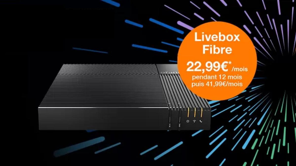 Illustration offre Livebox Fibre // Source : Orange