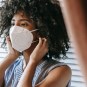 The FFP2 mask is more effective than the surgical mask.  // Source: Pexels