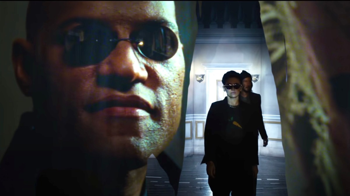 Laurence Fishburne de Matrix 1 est-il bien dans Matrix 4 ? // Source : YouTube/Warner Bros. Pictures